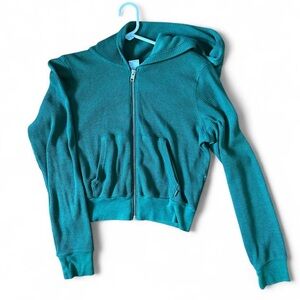 Aritzia zip up cropped Henley